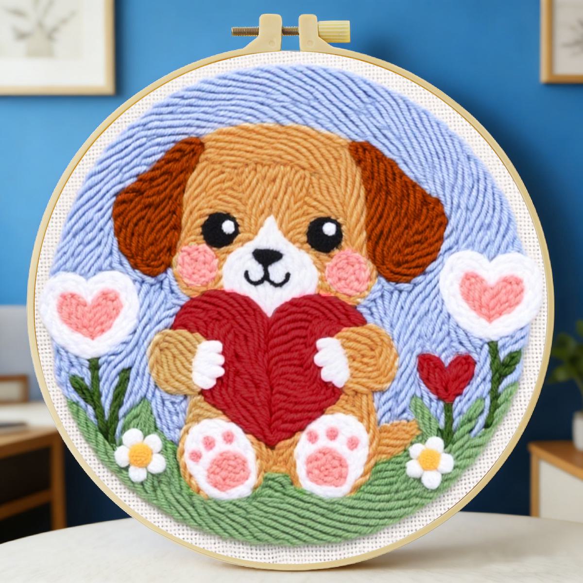 Sewing Textile Art - Kit de Bordado Punch Needle para