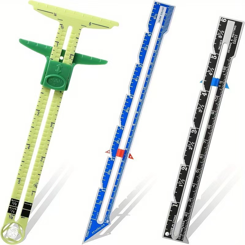 Sewing Gauge Ruler - Régua de Costura 5 em 1: