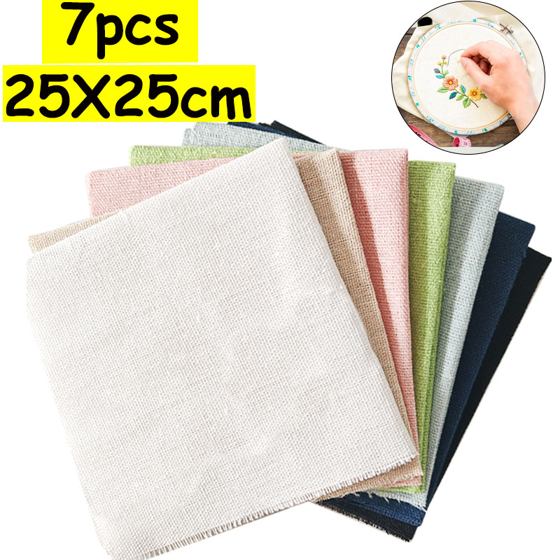 Sewing Textile Art - Conjunto de 7 Peças de Tecidos