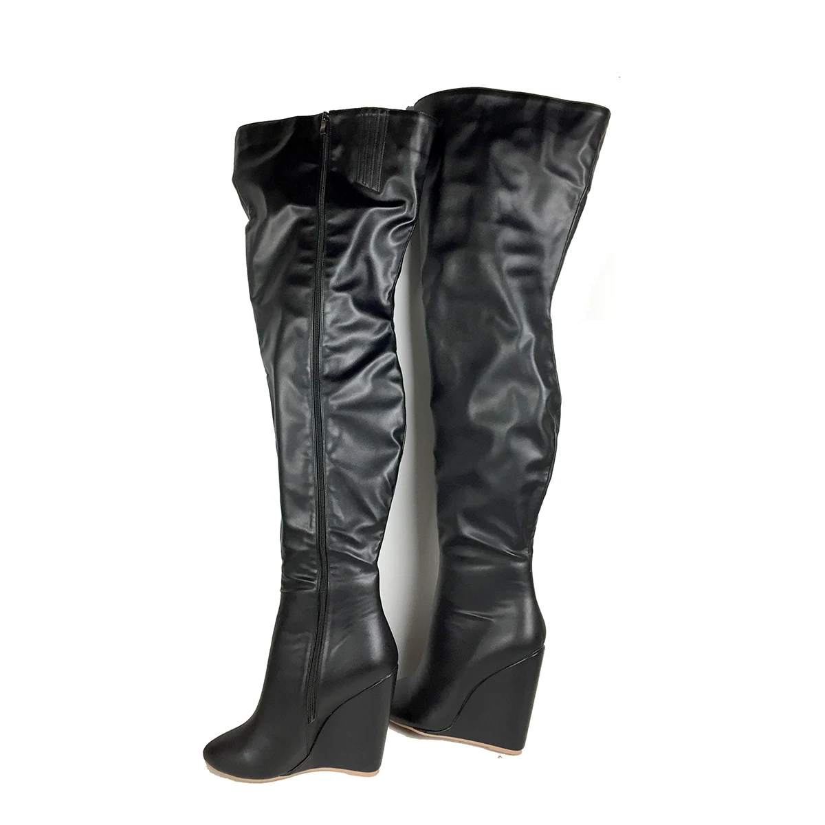 Botas Femininas Pretas Acima d - Sewing Zipper avaliação e preço