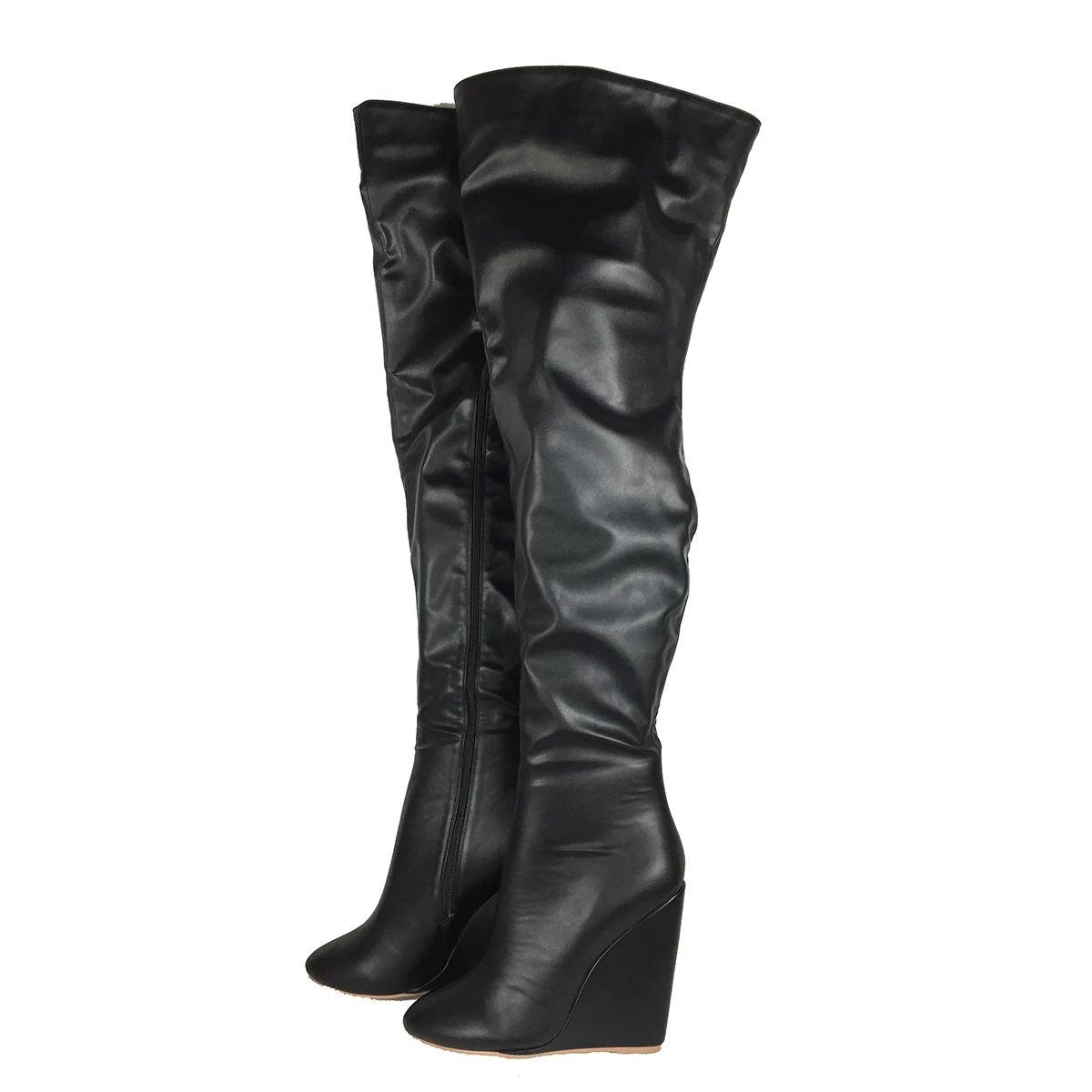 Botas Femininas Pretas Acima d - Sewing Zipper avaliação e preço