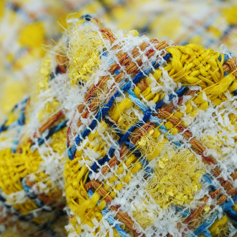 Tecido Texturizado Amarelo Vib - Sewing Tweed avaliação e preço