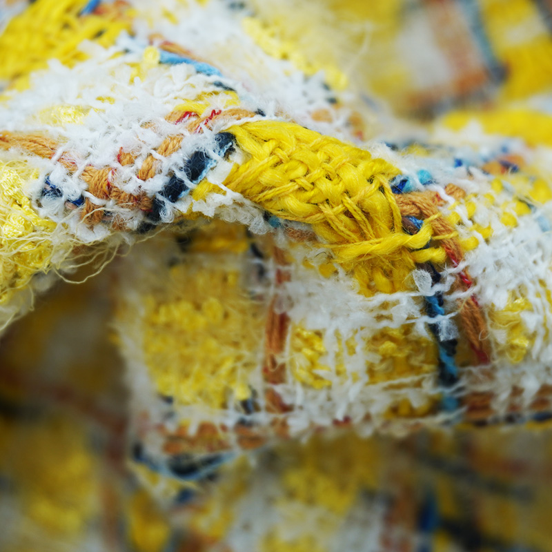 Tecido Texturizado Amarelo Vib - Sewing Tweed avaliação e preço