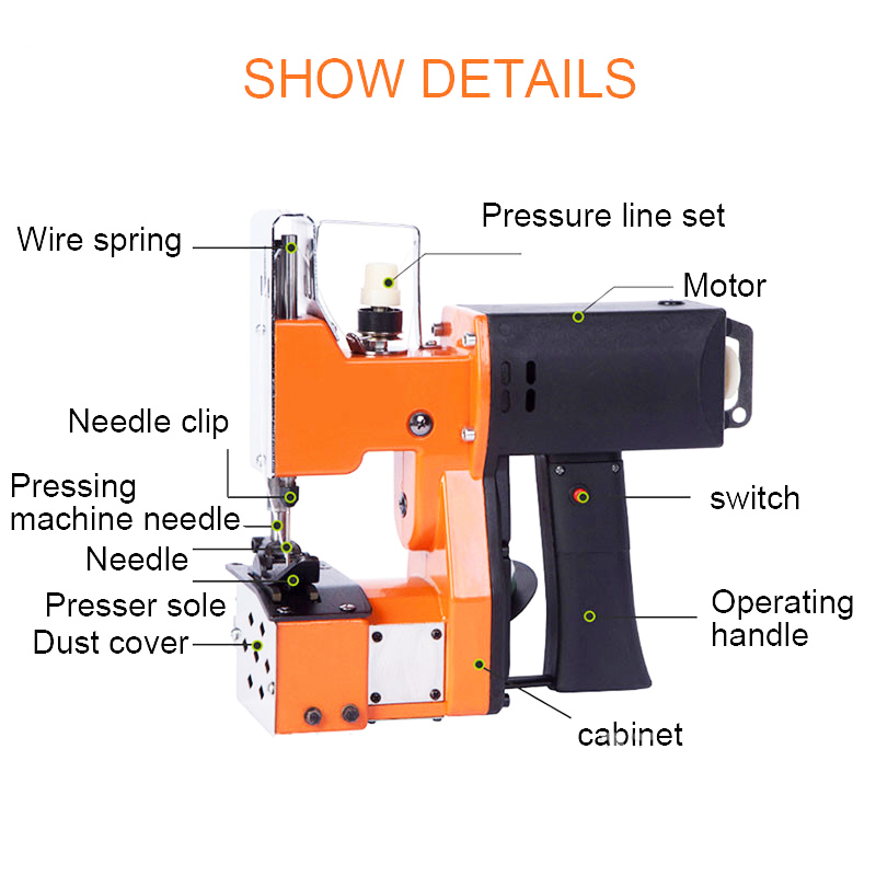Máquina de costura elétrica po - Sewing Machine In Textile avaliação e preço