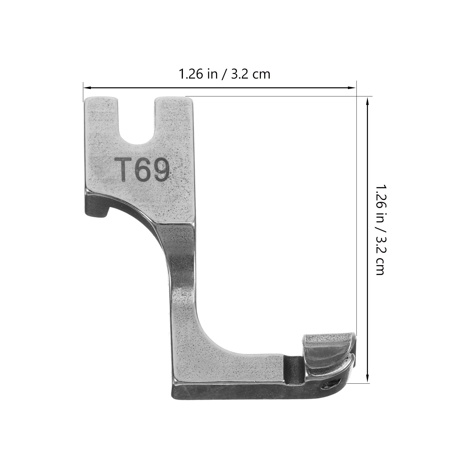 2 Peças Calcador de Zíper Ajus - Zipper Foot Presser avaliação e preço