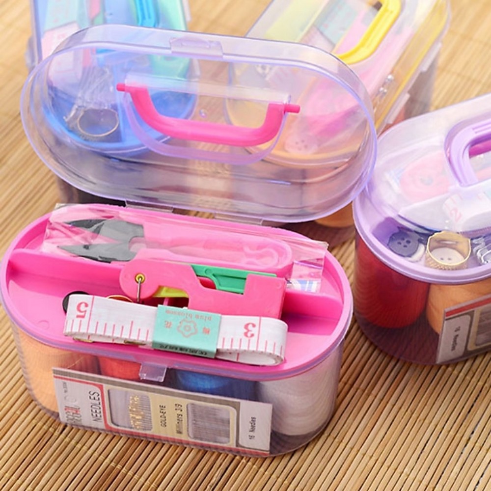 1 conjunto grande caixa de cos - Bobbin Organizer Box avaliação e preço