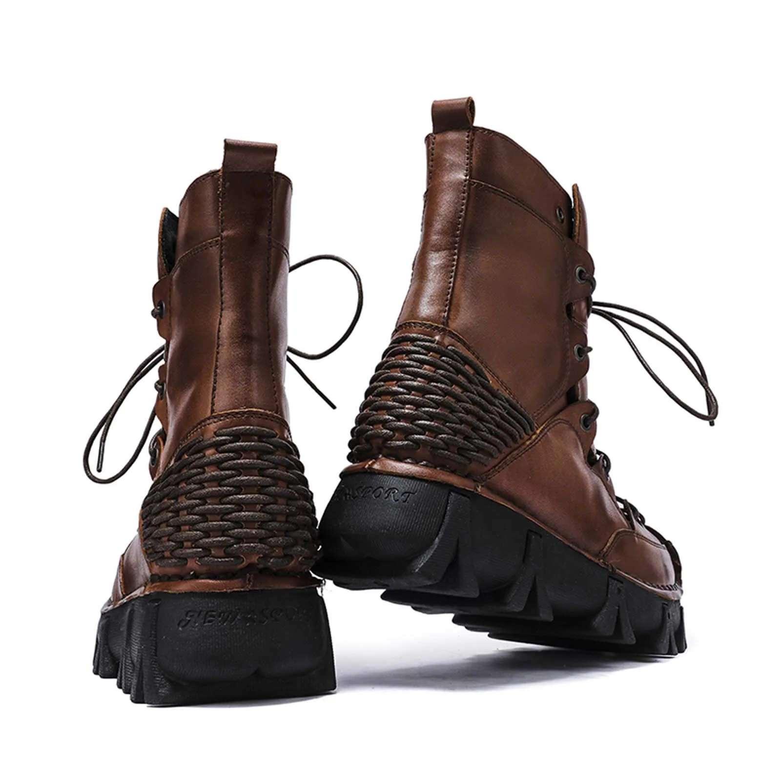 Botas de Motocicleta de Couro  - Sewing Knit avaliação e preço