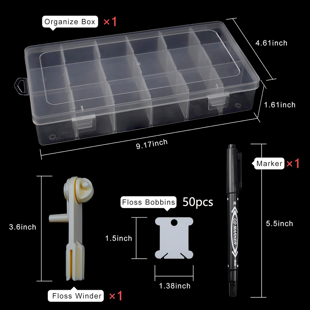 Organizador de Linhas de Borda - Bobbin Organizer Box avaliação e preço