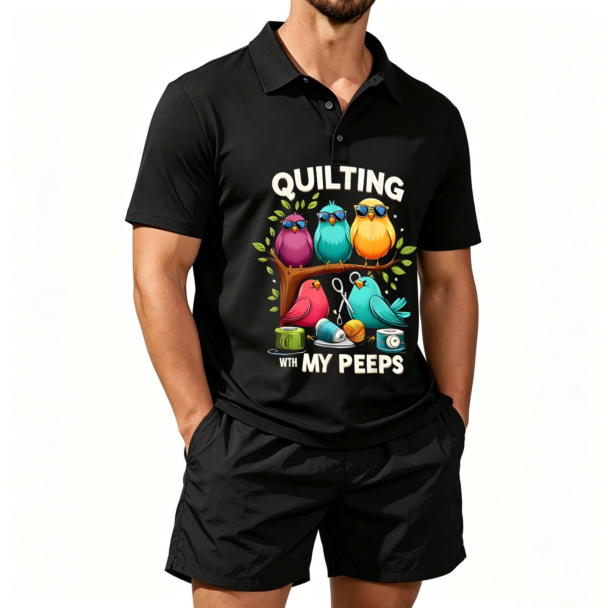 Conjunto de Shorts Polo Mascul - Sewing Knit avaliação e preço