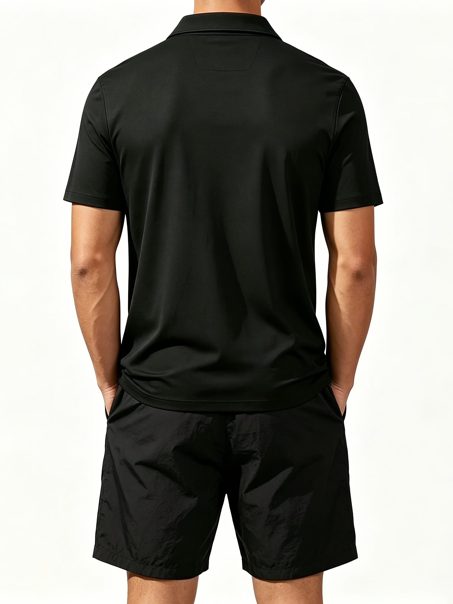 Conjunto de Shorts Polo Mascul - Sewing Knit avaliação e preço