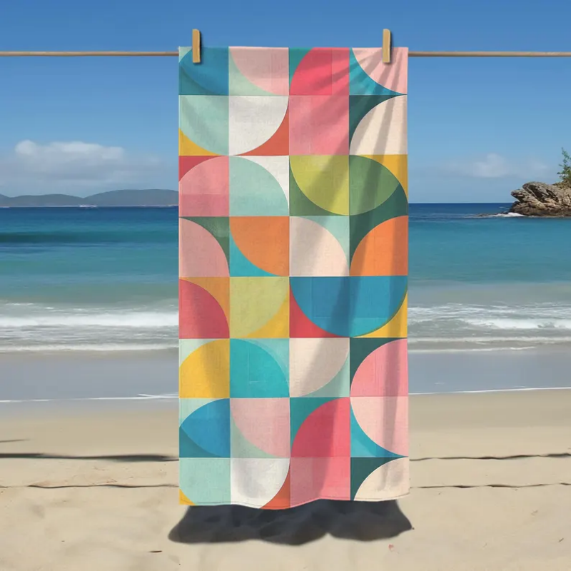 Toalha de Praia Grande com Est - Century Textile & Sewing Supply Online Shopping avaliação e preço