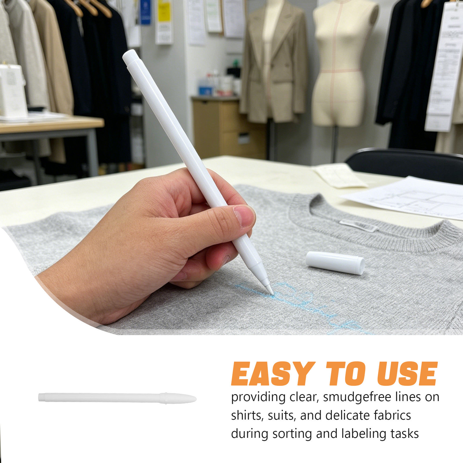 10 Canetas Marcadoras de Tecid - Sewing Labels avaliação e preço