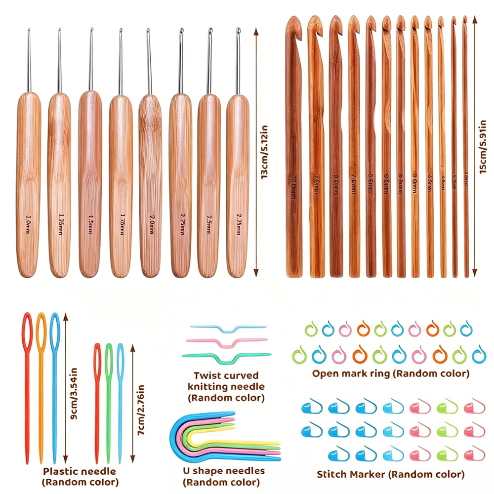 Conjunto de 74 Agulhas de Croc - Sewing Necessities avaliação e preço