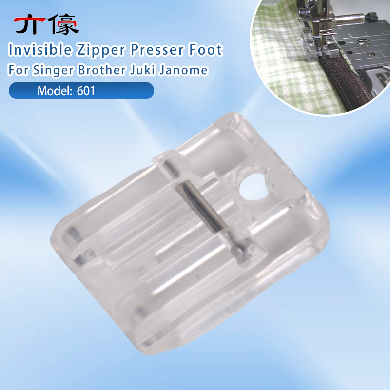 Calcador de plástico com zíper - Zipper Foot Presser avaliação e preço