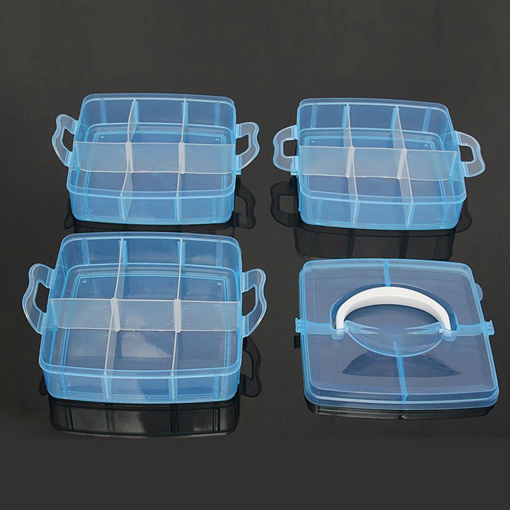 3 camadas 18 compartimentos ca - Bobbin Organizer Box avaliação e preço
