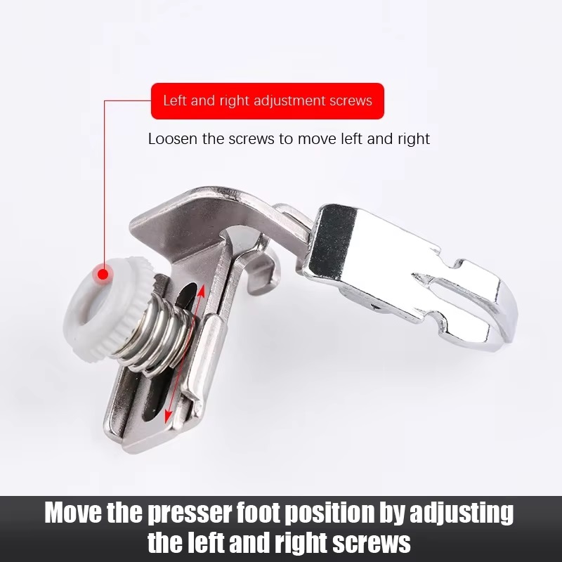 1 Peça Calcador de Máquina de  - Zipper Foot Presser avaliação e preço