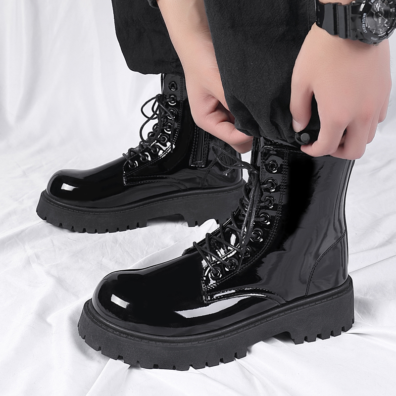 Botas de Combate, Botas de Cou - Sewing Zipper avaliação e preço