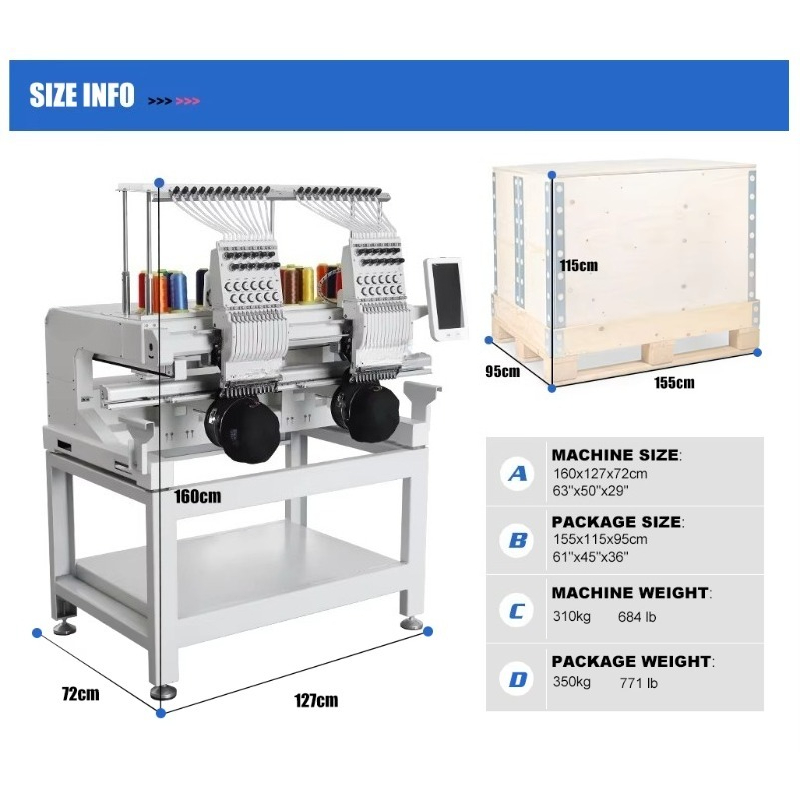 Máquina de Bordado Industrial  - Sewing Machine In Textile avaliação e preço