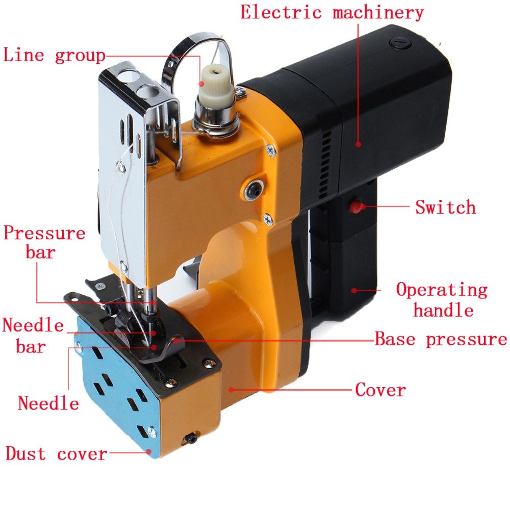 Máquina Elétrica de Fechar Sac - Sewing Machine In Textile avaliação e preço