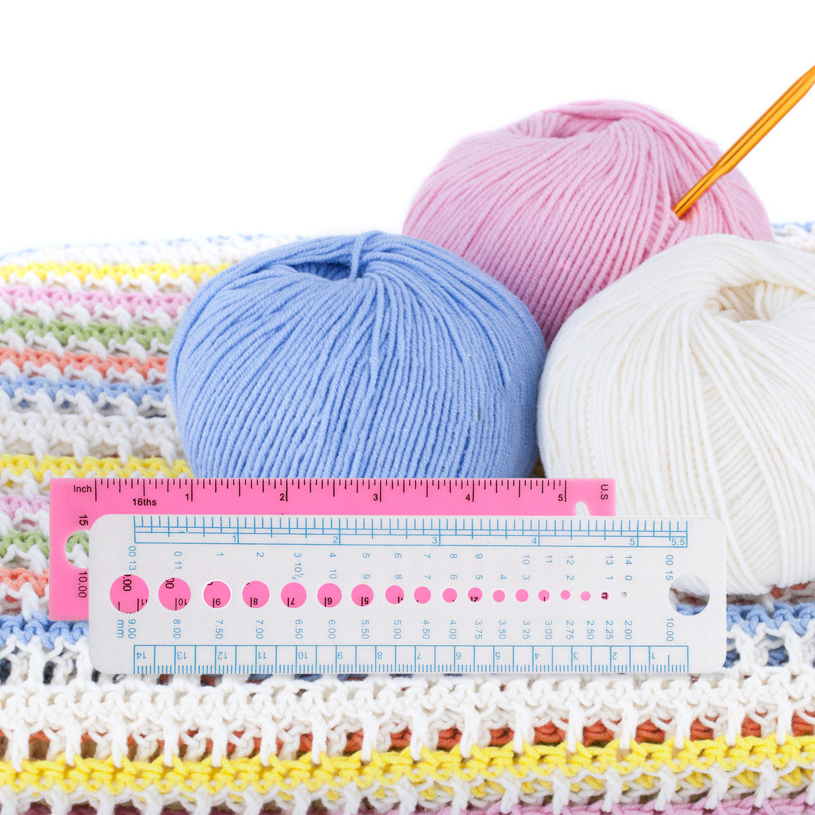 4 Peças Régua Medidora de Agul - Sewing Gauge Ruler avaliação e preço