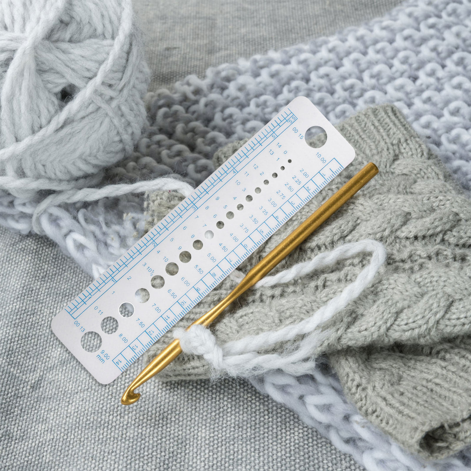 4 Peças Régua Medidora de Agul - Sewing Gauge Ruler avaliação e preço