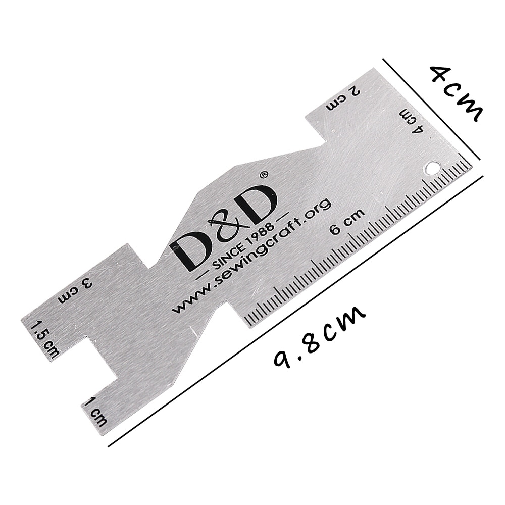 Metal Medidor Quilting Régua A - Sewing Gauge Ruler avaliação e preço