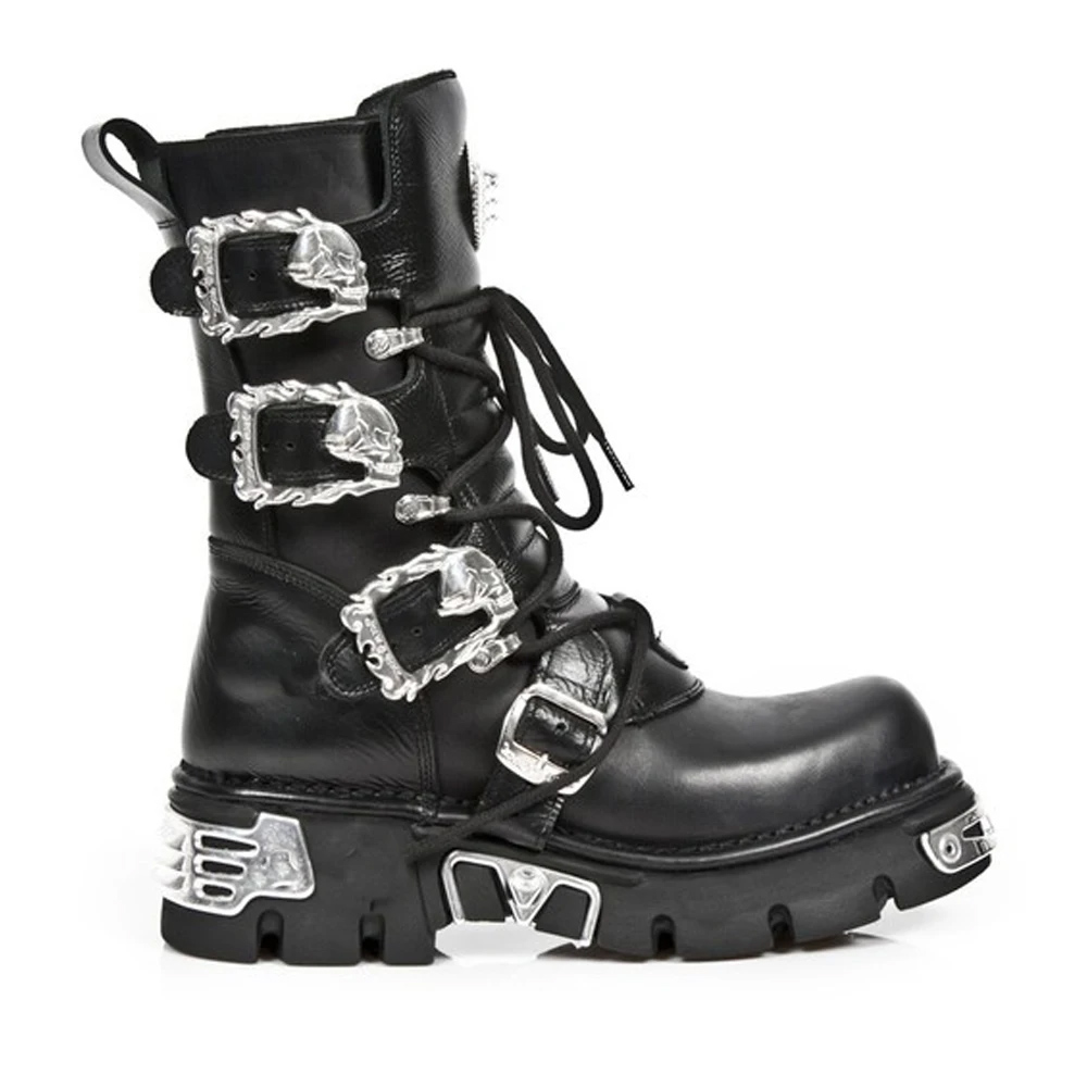 Novo masculino punk botas de m - Sewing Zipper avaliação e preço