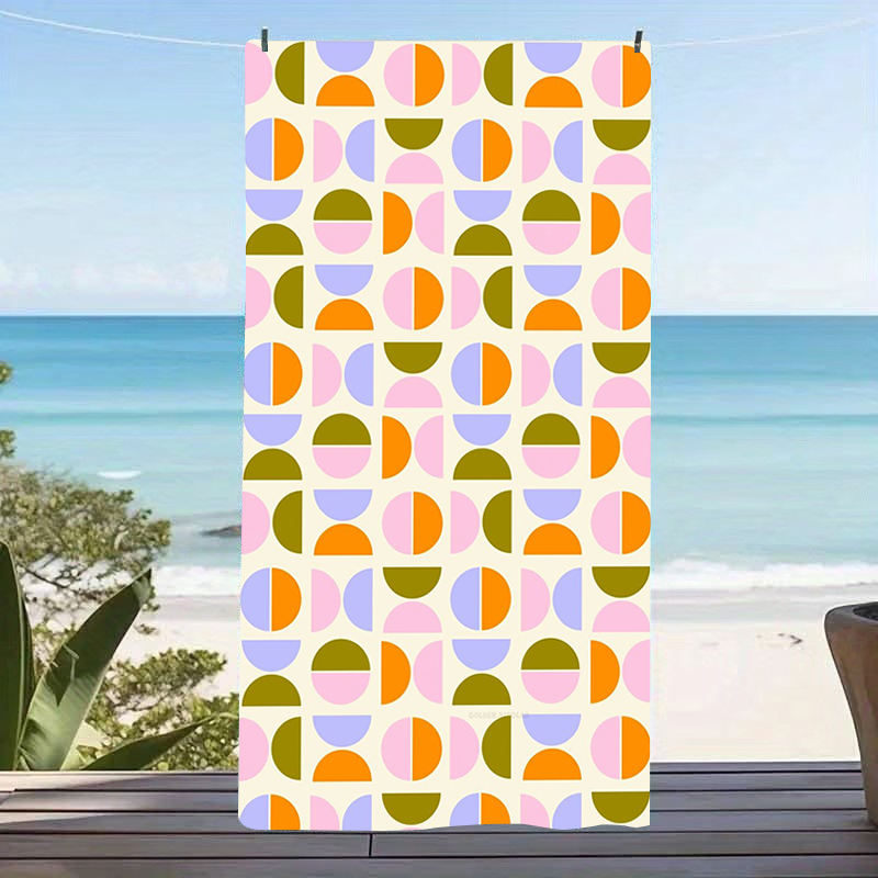 Toalha de Praia Geométrica Ret - Century Textile & Sewing Supply Online Shopping avaliação e preço