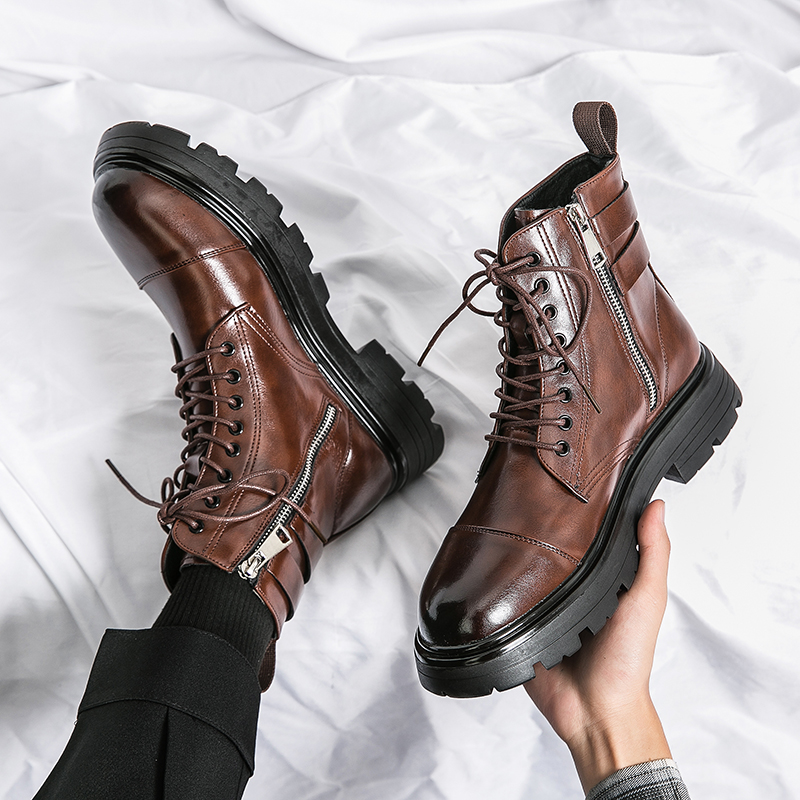 Botas Masculinas Naked da Marc - Sewing Zipper avaliação e preço