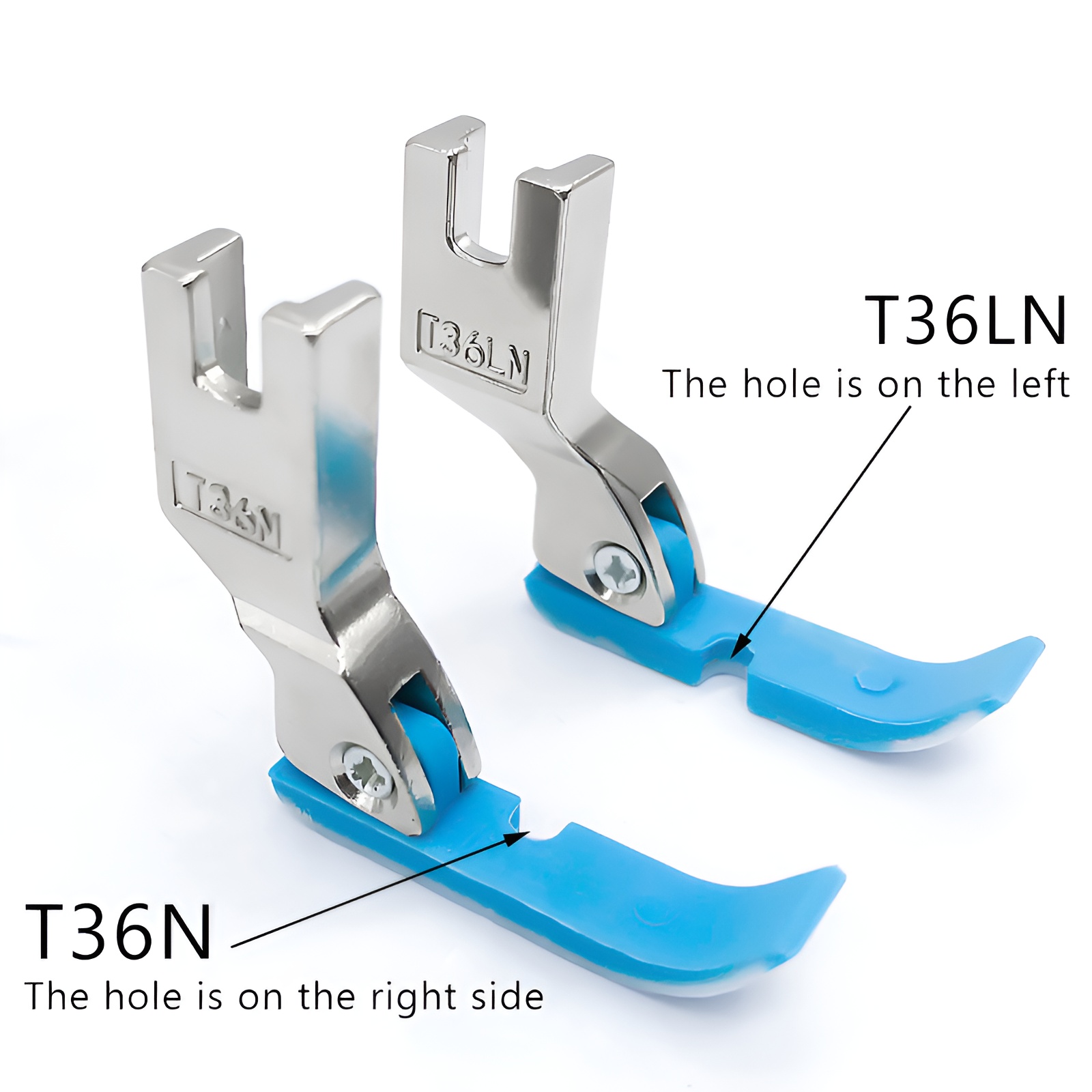 2 peças calcador lateral esque - Zipper Foot Presser avaliação e preço
