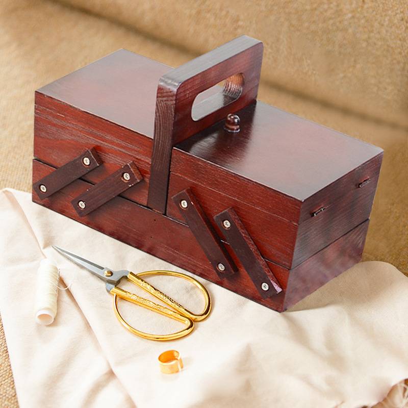 Portátil dobrável caixa de cos - Bobbin Organizer Box avaliação e preço