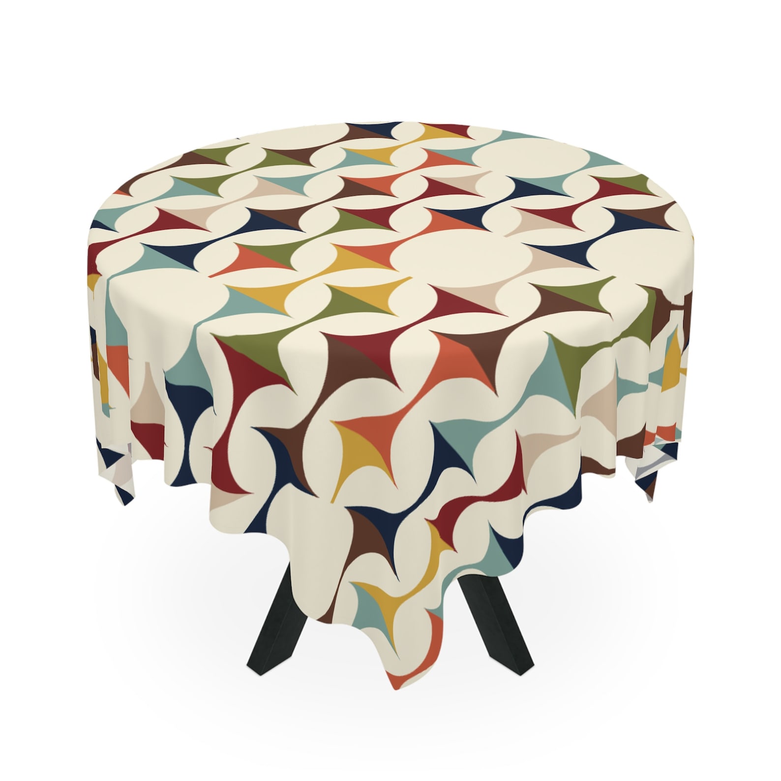 Toalha de Mesa Geométrica Retr - Century Textile & Sewing Supply Online Shopping avaliação e preço