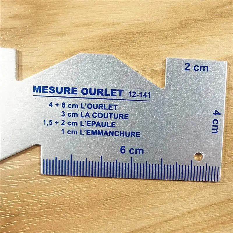 Marcador de tecido alfaiate gi - Sewing Gauge Ruler avaliação e preço