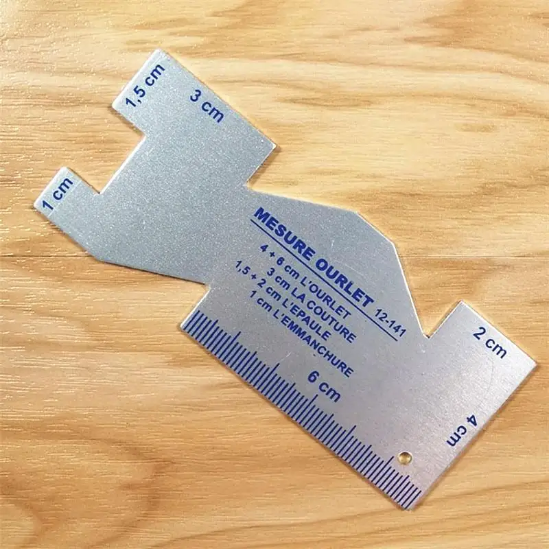 Marcador de tecido alfaiate gi - Sewing Gauge Ruler avaliação e preço