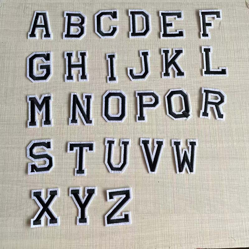 10PCS, 26PCS/A~Z Letras do Alf - Interfacing Iron On avaliação e preço