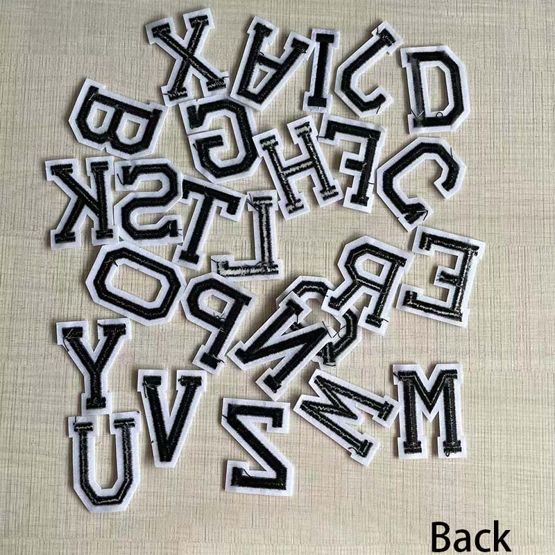 10PCS, 26PCS/A~Z Letras do Alf - Interfacing Iron On avaliação e preço