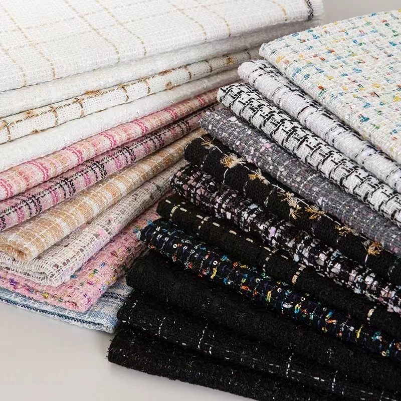 Tecido tweed por metro para ca - Sewing Tweed avaliação e preço