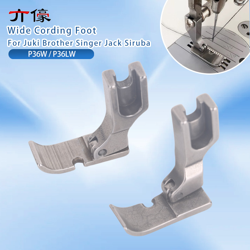 P36w p36lw pé de cordão largo  - Zipper Foot Presser avaliação e preço