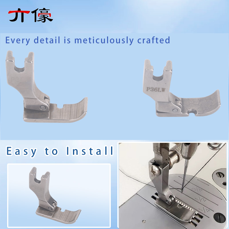 P36w p36lw pé de cordão largo  - Zipper Foot Presser avaliação e preço