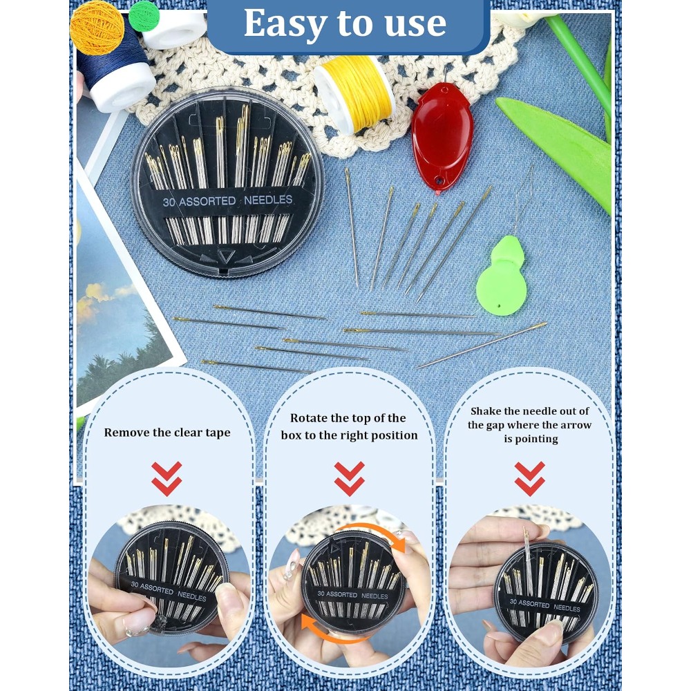 Conjunto de 30 Agulhas de Cost - Sewing Art avaliação e preço