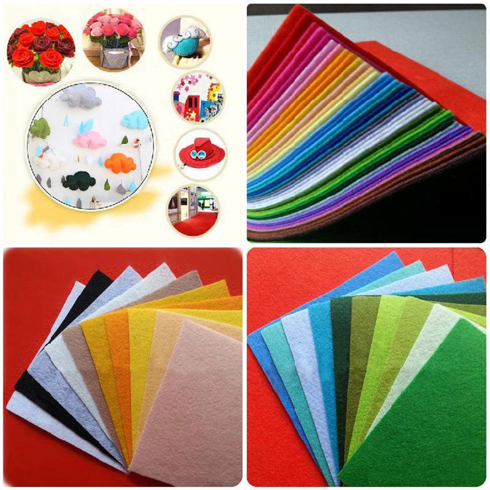 40 Peças de Tecido Não Tecido  - Sewing Textile Art avaliação e preço