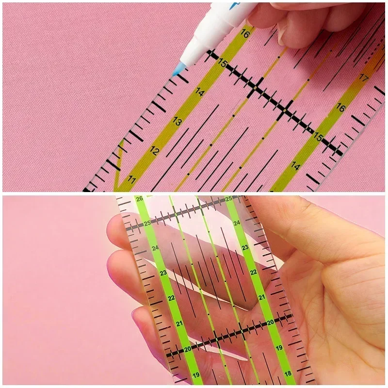 1/2 pçs 15cm quilting retalhos - Sewing Gauge Ruler avaliação e preço