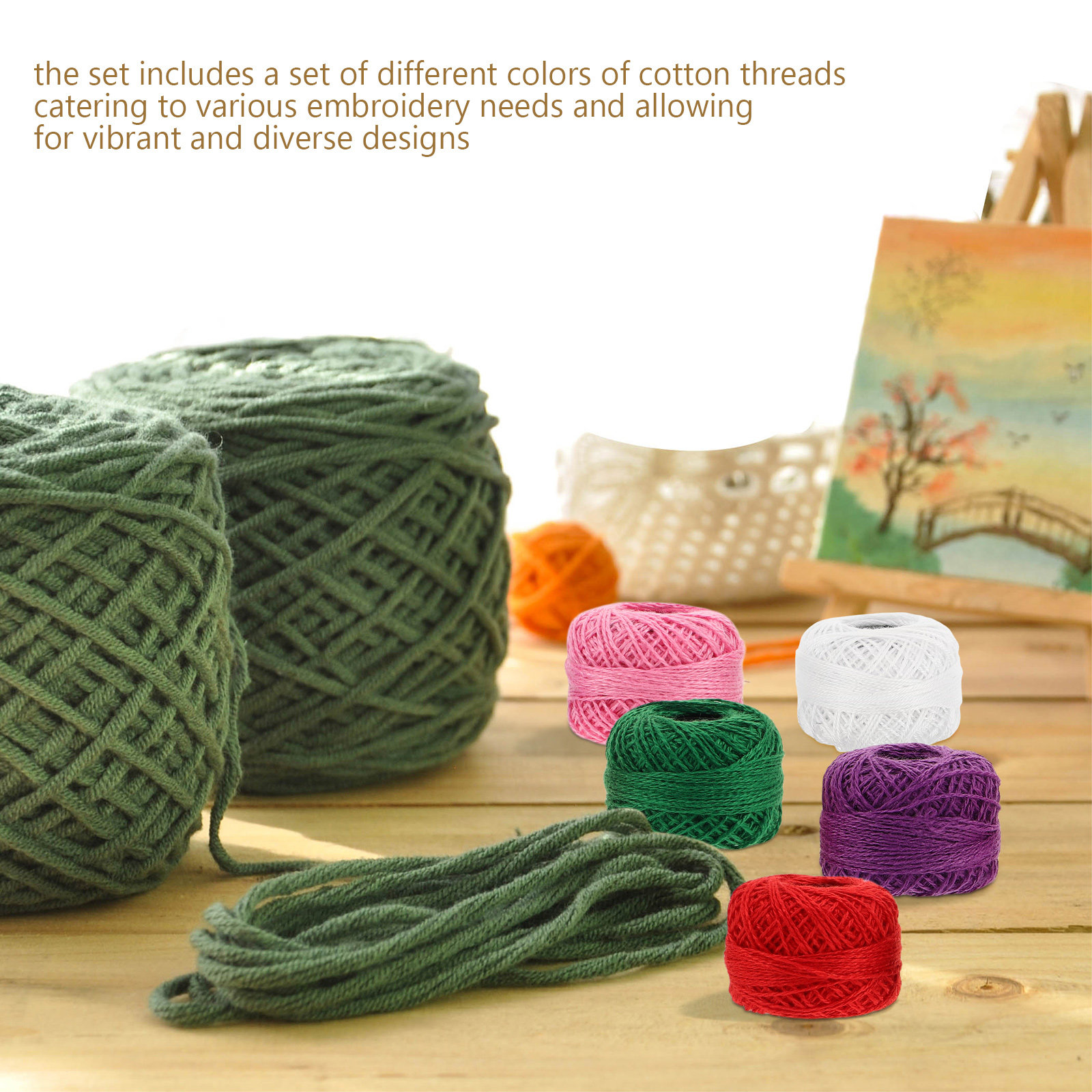 12 Peças de Fio de Algodão par - Sewing Knit avaliação e preço