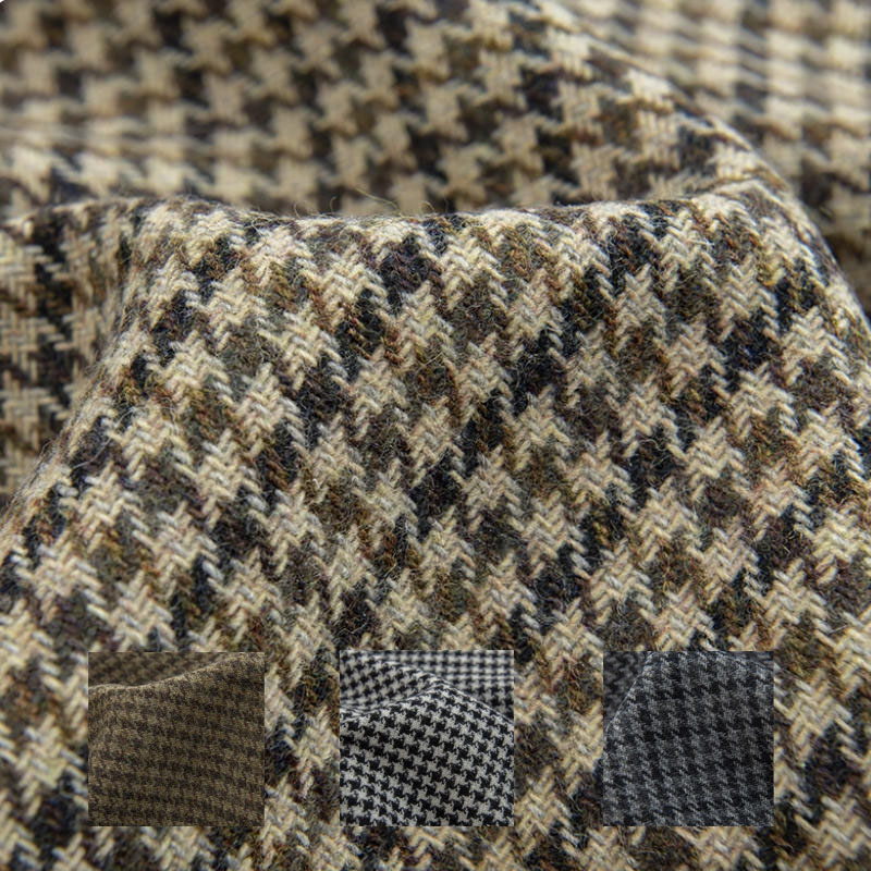 Café leve pequeno houndstooth  - Sewing Tweed avaliação e preço