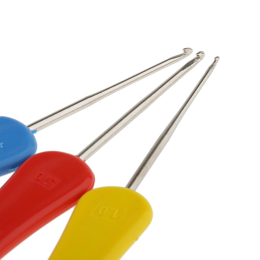 3 ganchos de crochê mistos com - Sewing Necessities avaliação e preço