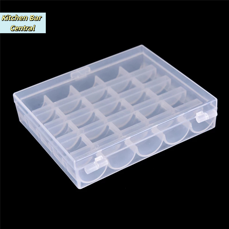 【25 Bobinas Vazias para Máquin - Bobbin Organizer Box avaliação e preço