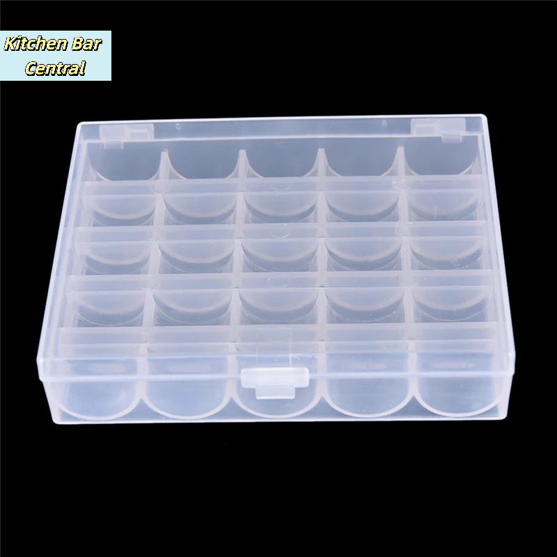 【25 Bobinas Vazias para Máquin - Bobbin Organizer Box avaliação e preço