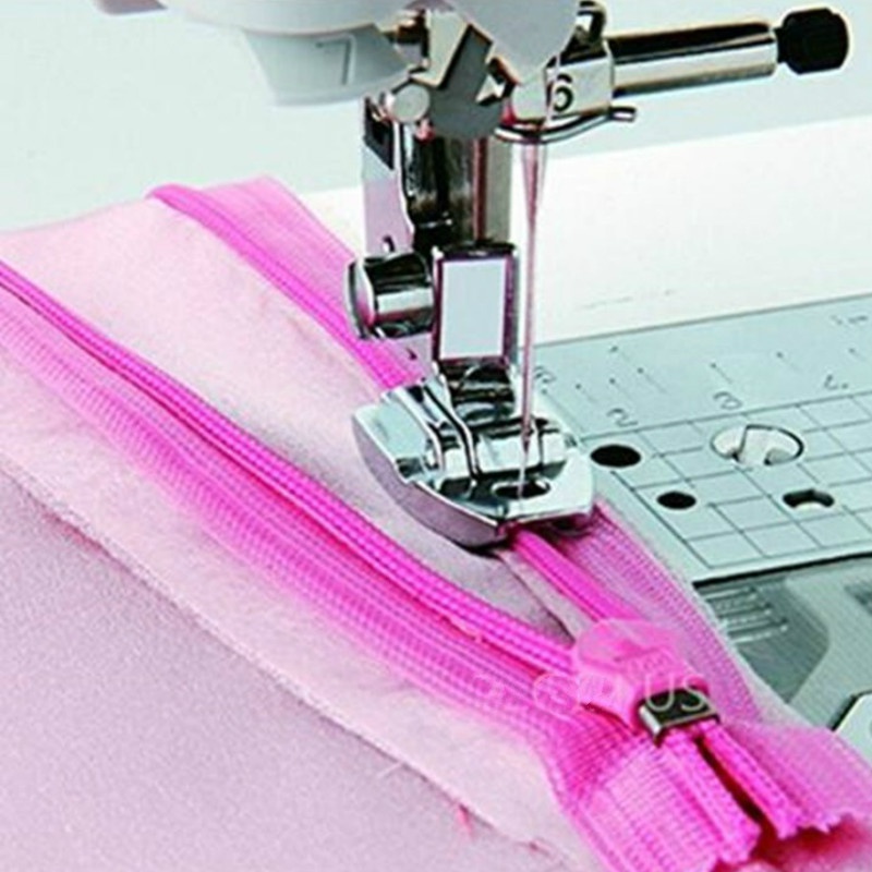 1 Peça de Pé de Máquina de Cos - Zipper Foot Presser avaliação e preço
