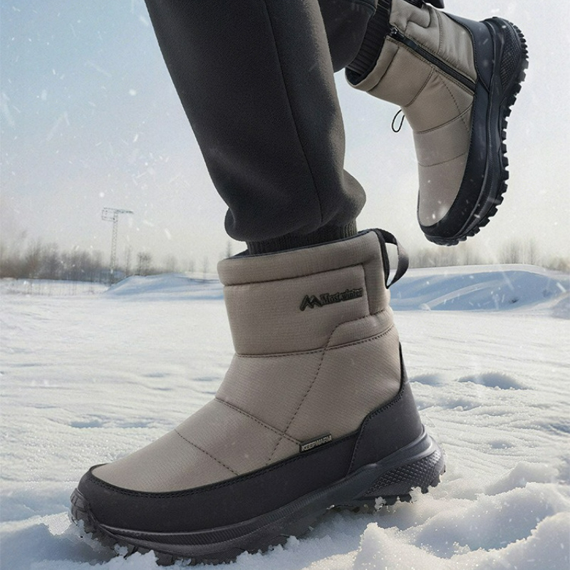 Botas Masculinas Quentes para  - Sewing Zipper avaliação e preço