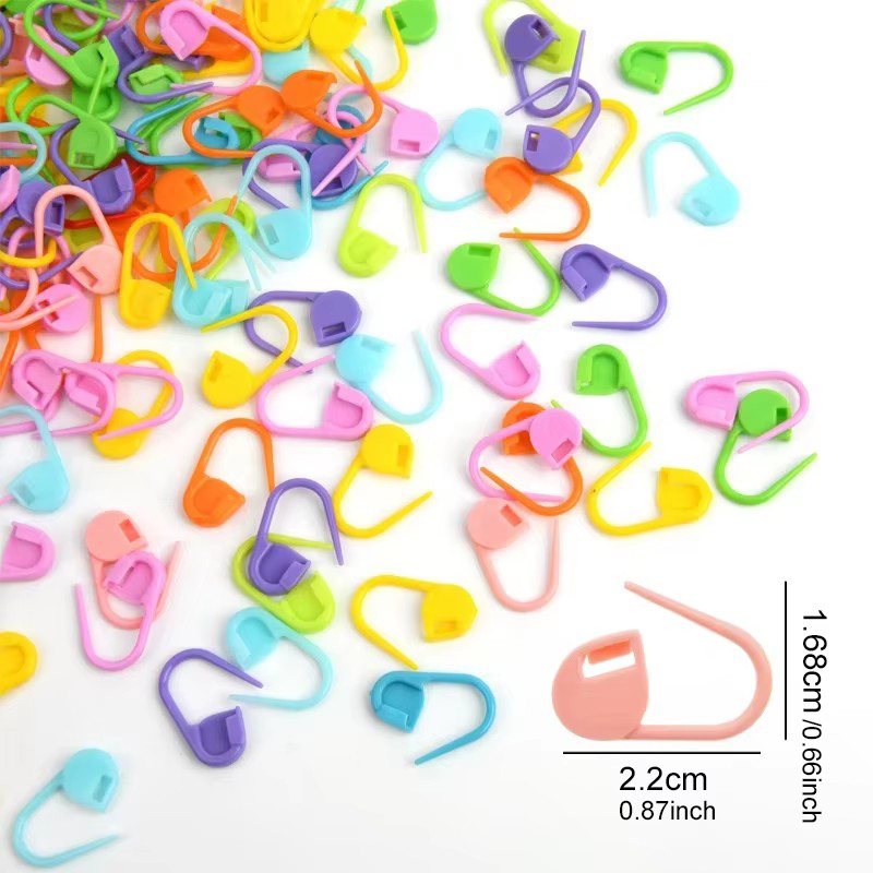 100 Peças de Clipes Coloridos  - Sewing Necessities avaliação e preço